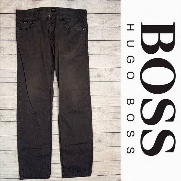 BOSS Hugo Boss Men's Finest Cotton Flannel Casual Pants Brown Size 34 x 32.5 - Picture 1 of 9